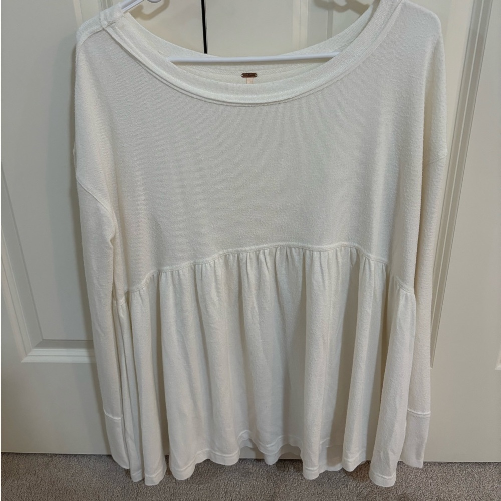 Free People Elegant White Women's Top